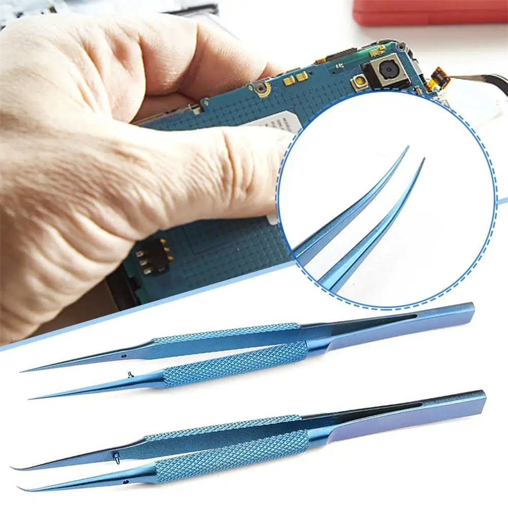 Smd Tweezer Set - Pinzette Antimagnetiche in Lega di Titanio