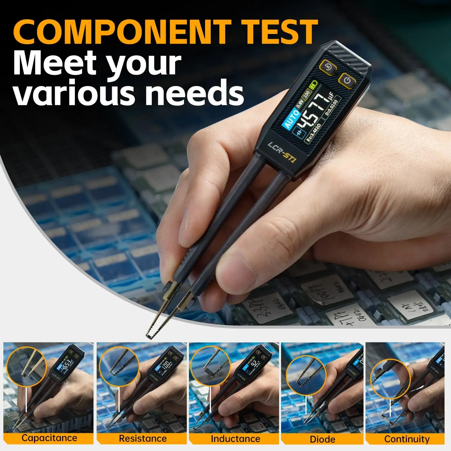 FNIRSI LCR-ST1 Mini Pinzetta I - Smd Tweezer Set recensione e prezzo
