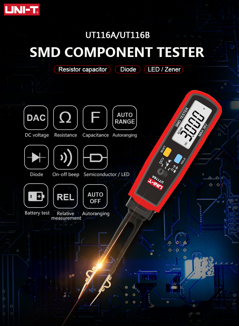 Pinzette Digitali UT116A UT116 - Smd Tweezer Set recensione e prezzo