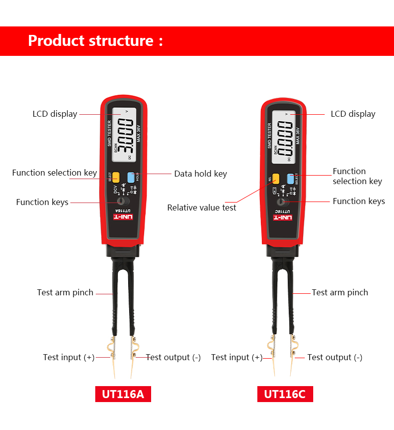 Pinzette Digitali UT116A UT116 - Smd Tweezer Set recensione e prezzo